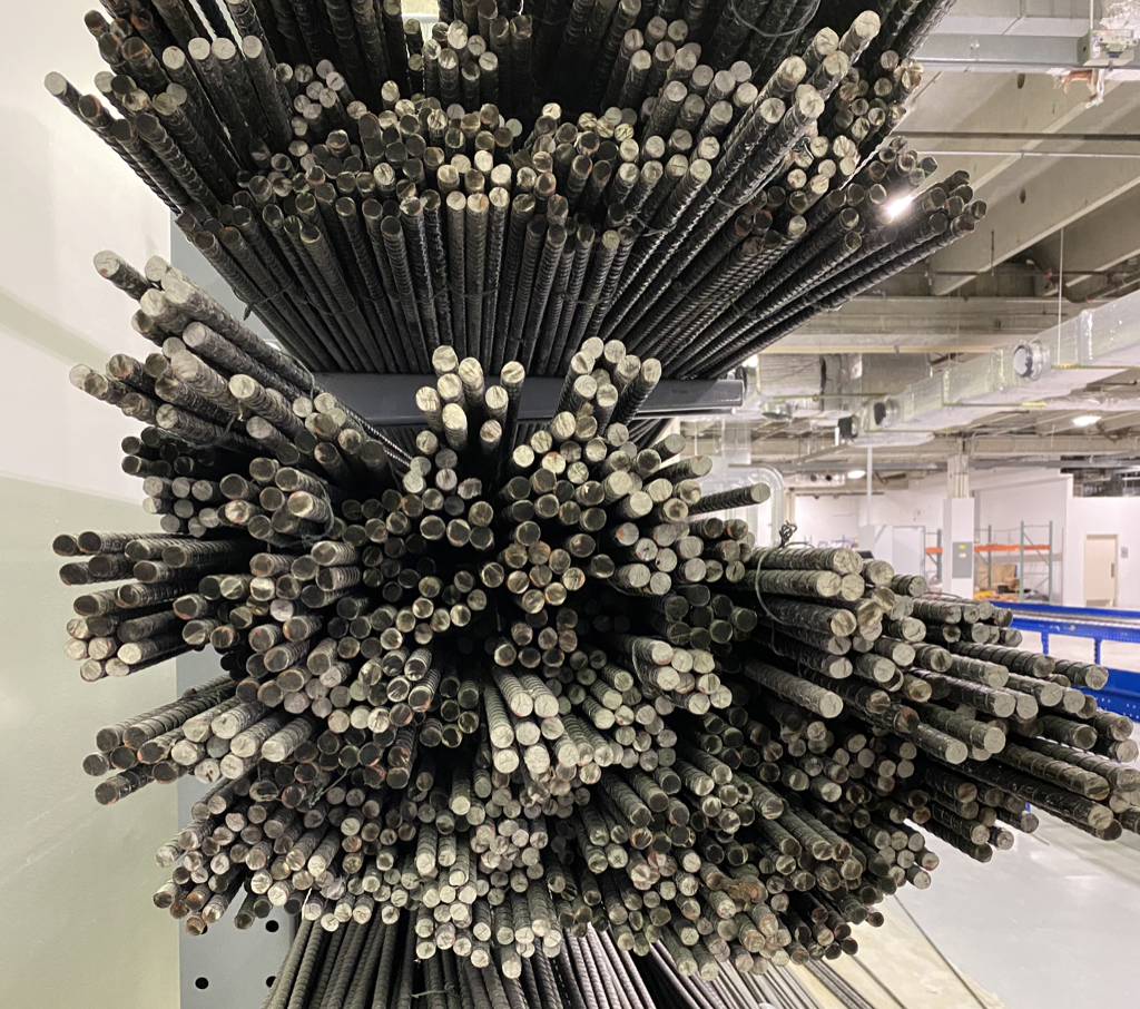 Stack of Basalt Rebar